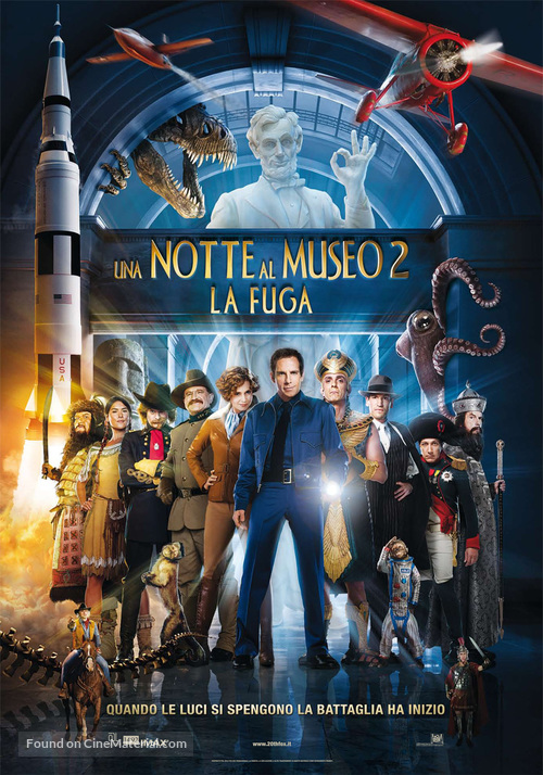 Night at the Museum: Battle of the Smithsonian - Italian Movie Poster