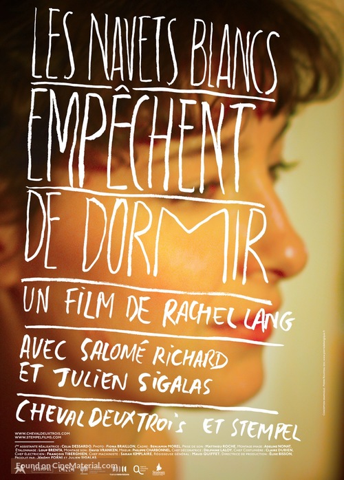 Les navets blancs emp&ecirc;chent de dormir - French Movie Poster