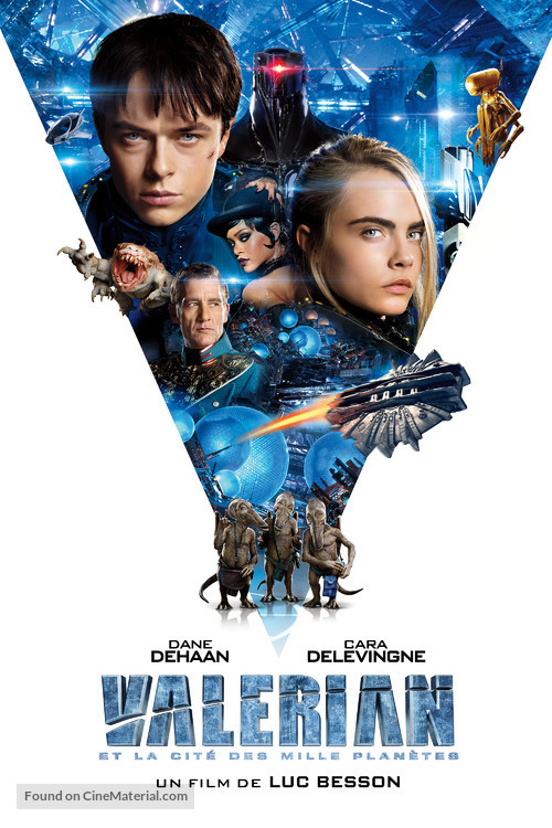Valerian and the City of a Thousand Planets - French Movie Cover