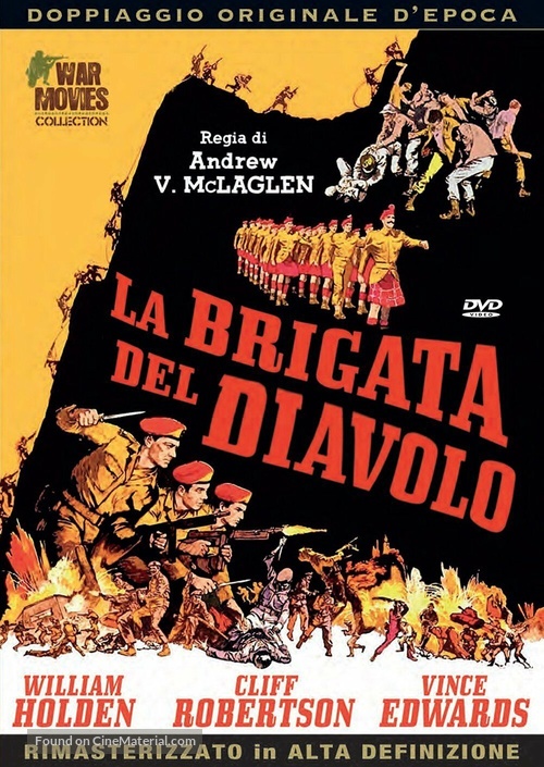 The Devil&#039;s Brigade - Italian DVD movie cover