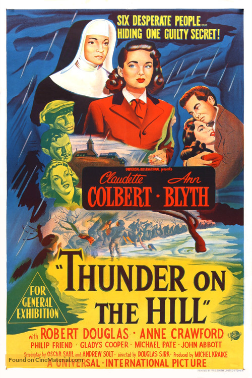 Thunder on the Hill - Australian Movie Poster