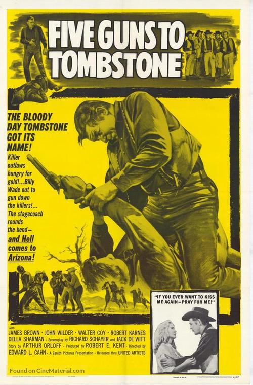 Five Guns to Tombstone - Movie Poster