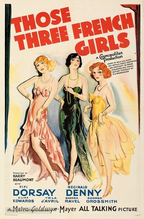 Those Three French Girls - Movie Poster