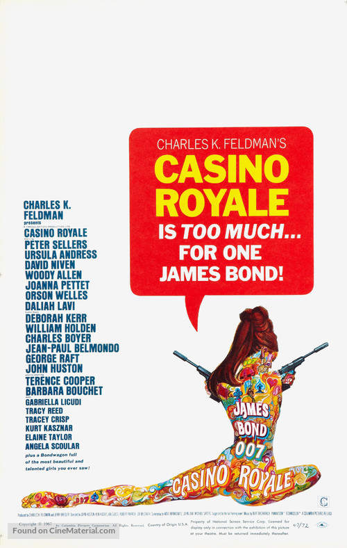 Casino Royale - Theatrical movie poster