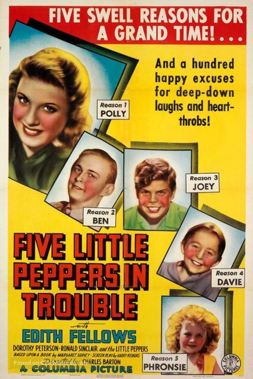 Five Little Peppers in Trouble - Movie Poster