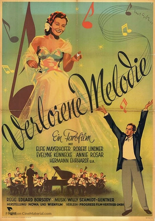 Verlorene Melodie - German Movie Poster