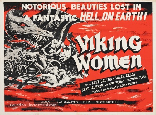 The Saga of the Viking Women and Their Voyage to the Waters of the Great Sea Serpent - British Movie Poster