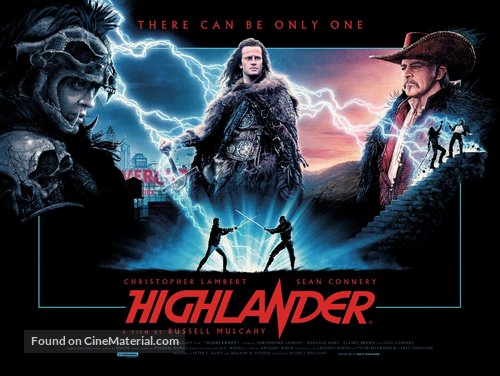 Highlander - British Movie Poster