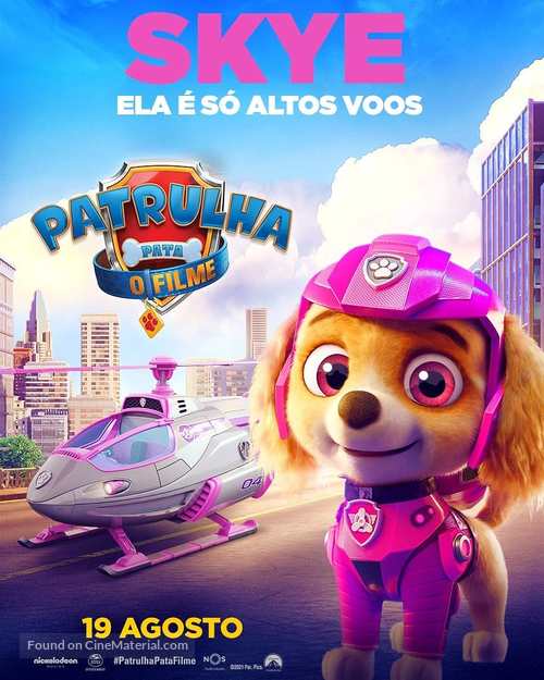 Paw Patrol: The Movie - Portuguese Movie Poster