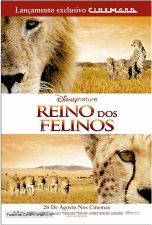 African Cats - Brazilian Movie Poster