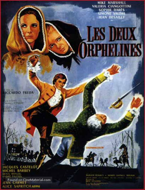 Les deux orphelines - French Movie Poster