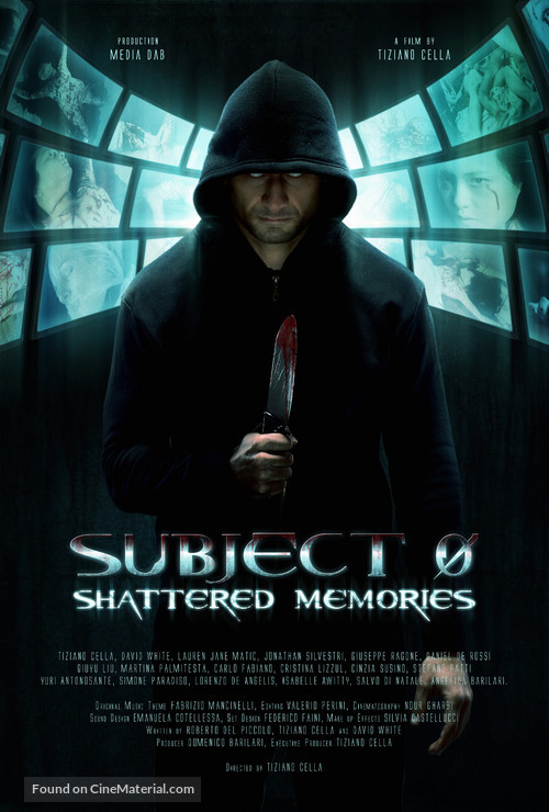 Subject 0: Shattered Memories - Italian Movie Poster