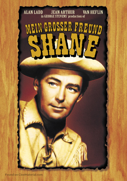 Shane - German DVD movie cover