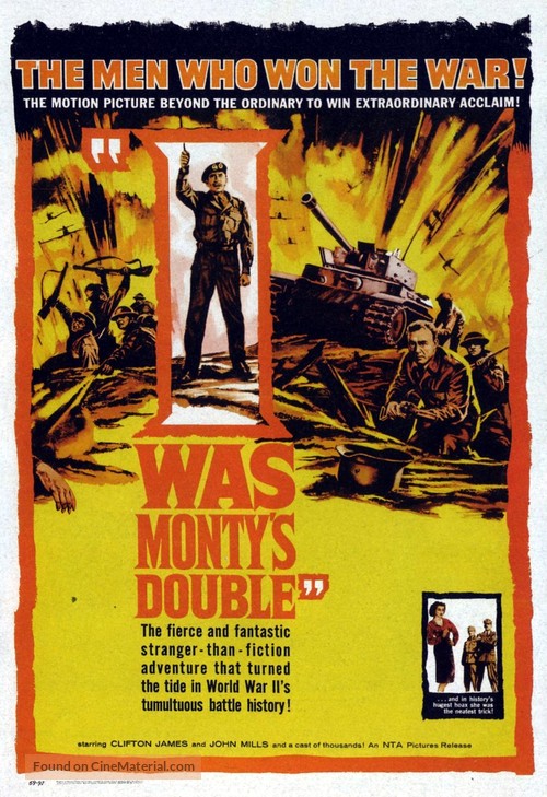 I Was Monty's Double - British Movie Poster