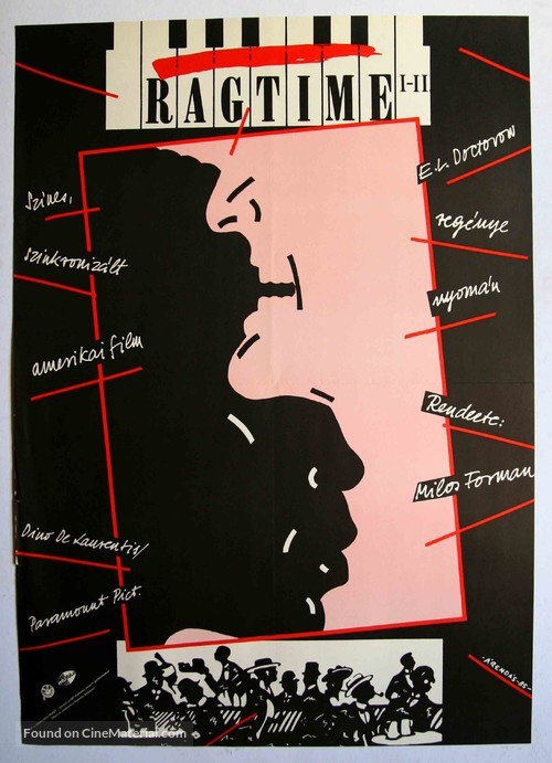 Ragtime - Hungarian Movie Poster