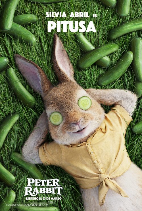 Peter Rabbit - Spanish Movie Poster