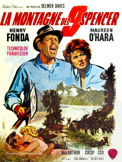 Spencer&#039;s Mountain - French Movie Poster