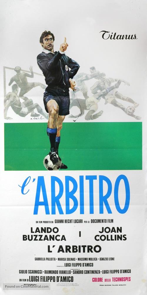 L&#039;arbitro - Italian Movie Poster