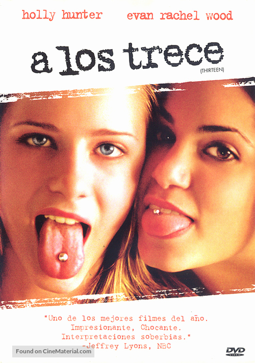 Thirteen - Argentinian Movie Cover