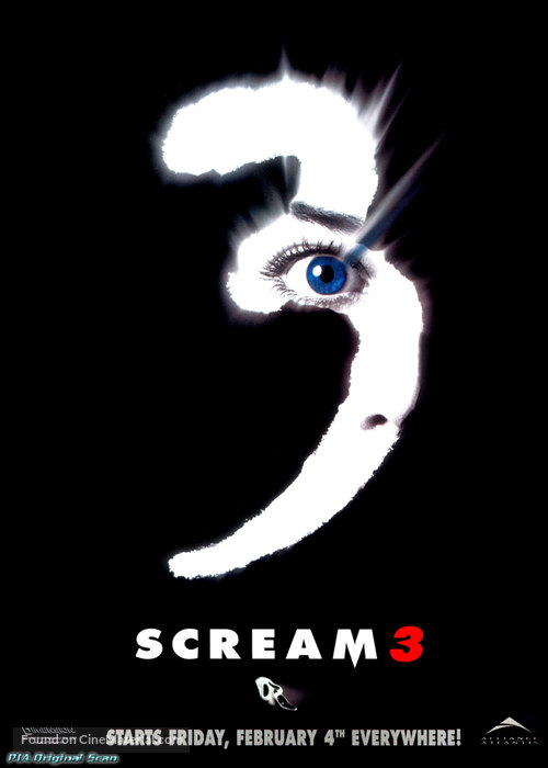 Scream 3 - Canadian Movie Poster