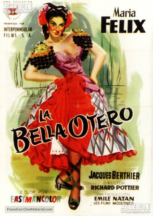 La bella Otero - Spanish Movie Poster