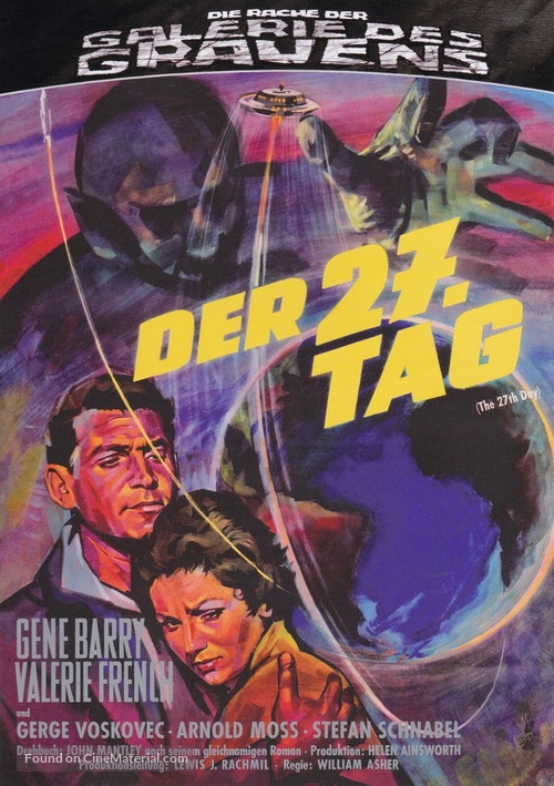 The 27th Day - German Blu-Ray movie cover