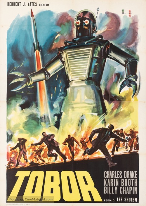 Tobor the Great - Italian Movie Poster