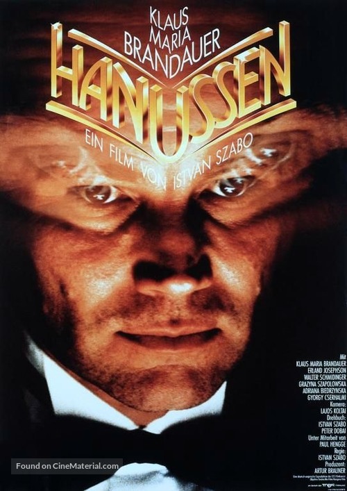 Hanussen - German Movie Poster
