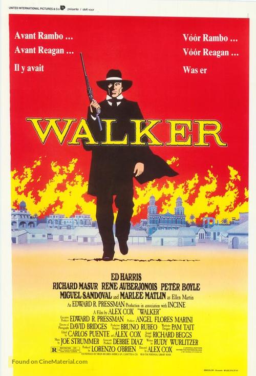 Walker - Belgian Movie Poster