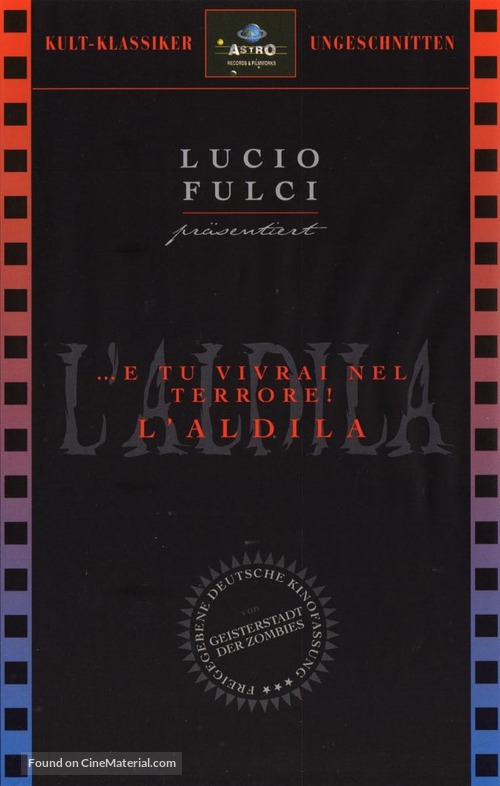 E tu vivrai nel terrore - L&#039;aldil&agrave; - German VHS movie cover