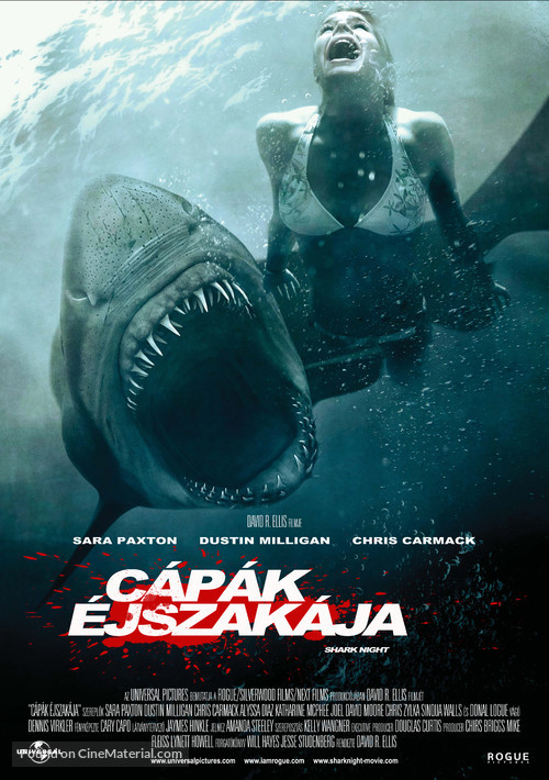 Shark Night 3D - Hungarian Movie Poster