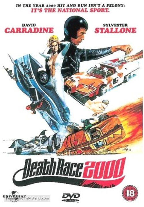 Death Race 2000 - British Movie Cover