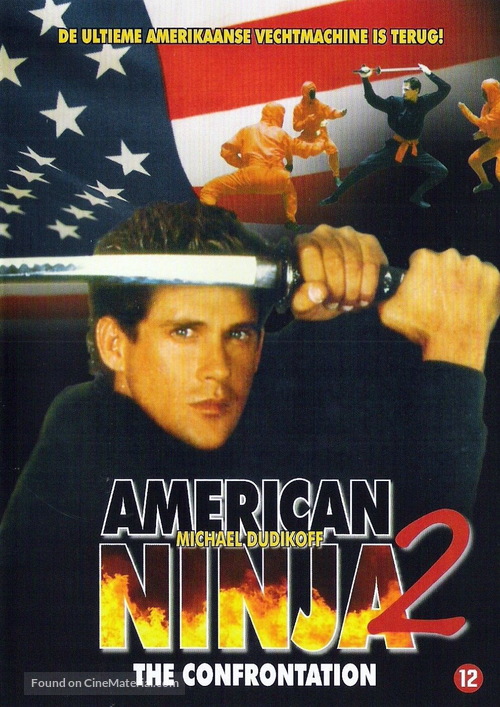 American Ninja 2: The Confrontation - Dutch DVD movie cover