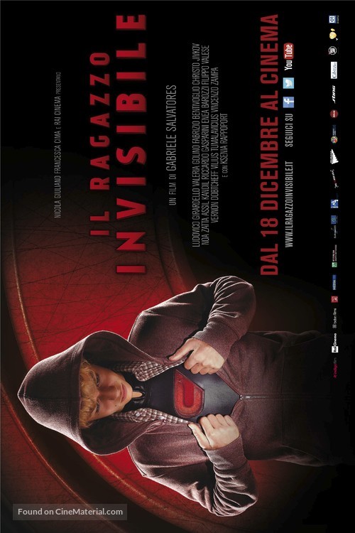 Il ragazzo invisibile - Italian Movie Poster