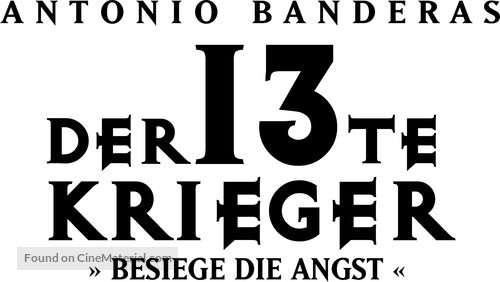 The 13th Warrior - German Logo