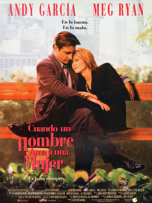 When a Man Loves a Woman - Spanish Movie Poster
