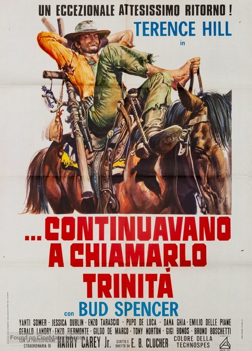 ...continuavano a chiamarlo Trinit&agrave; - Italian Movie Poster