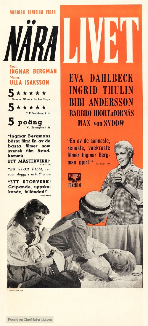 N&auml;ra livet - Swedish Movie Poster