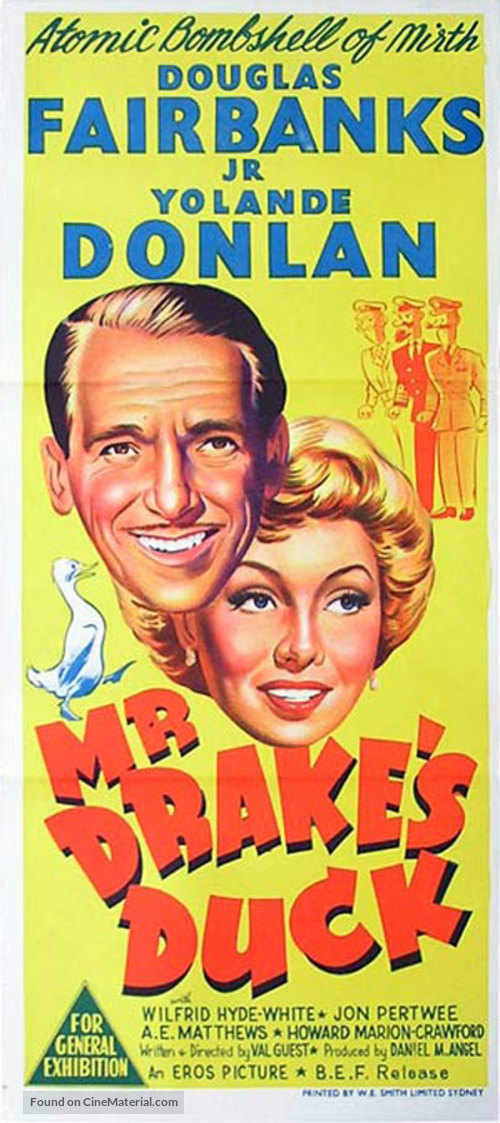 Mister Drake&#039;s Duck - Australian Movie Poster