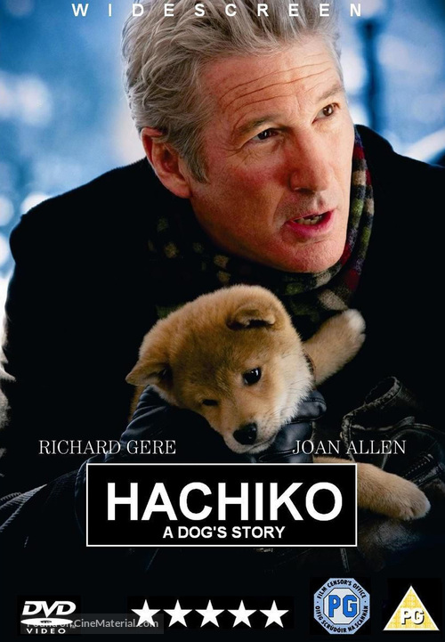 Hachi: A Dog&#039;s Tale - British Movie Cover