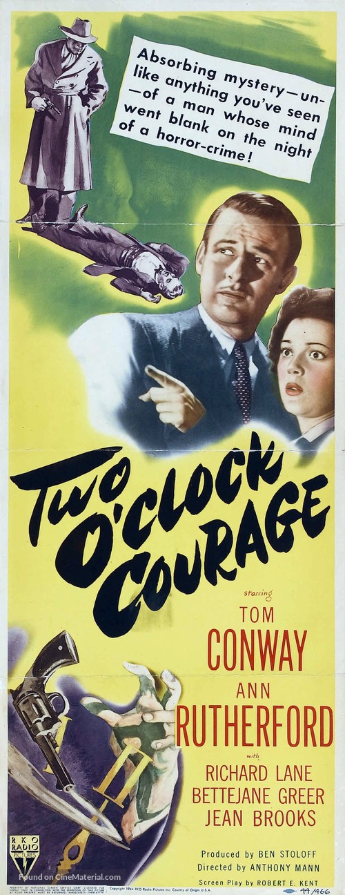 Two O&#039;Clock Courage - Movie Poster