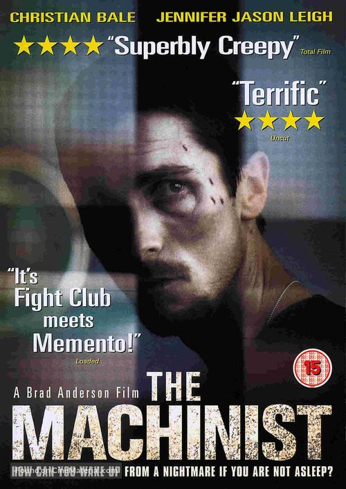 The Machinist - British DVD movie cover