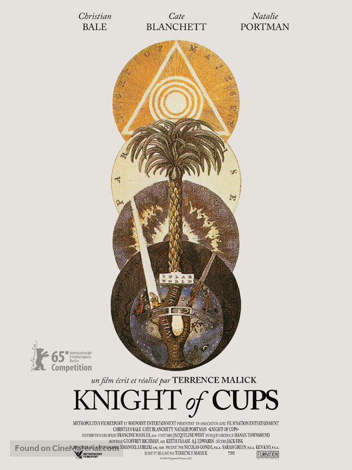 Knight of Cups - French Teaser movie poster