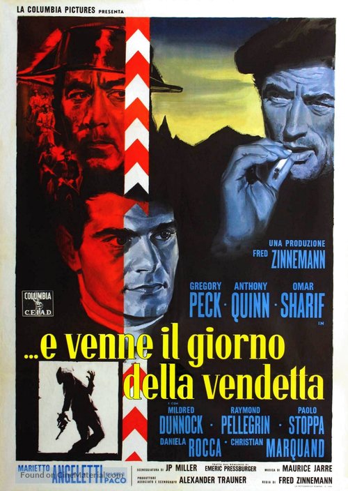 Behold a Pale Horse - Italian Movie Poster