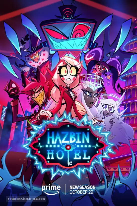 Hazbinhotel レンチキュラーポスター　バギー Hazbin Hotel