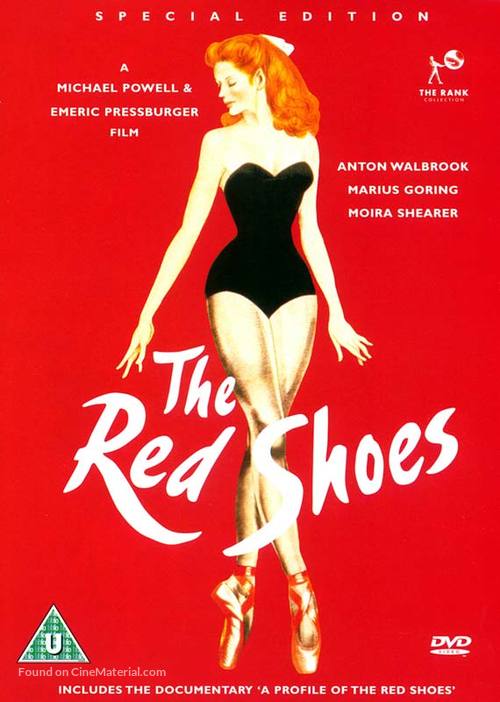 The Red Shoes - British DVD movie cover