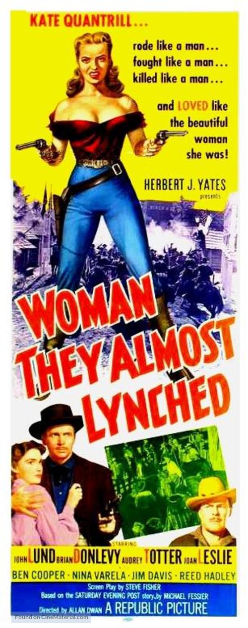 Woman They Almost Lynched - Movie Poster