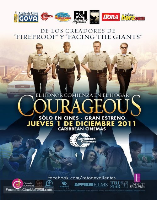 Courageous - Panamanian Movie Poster