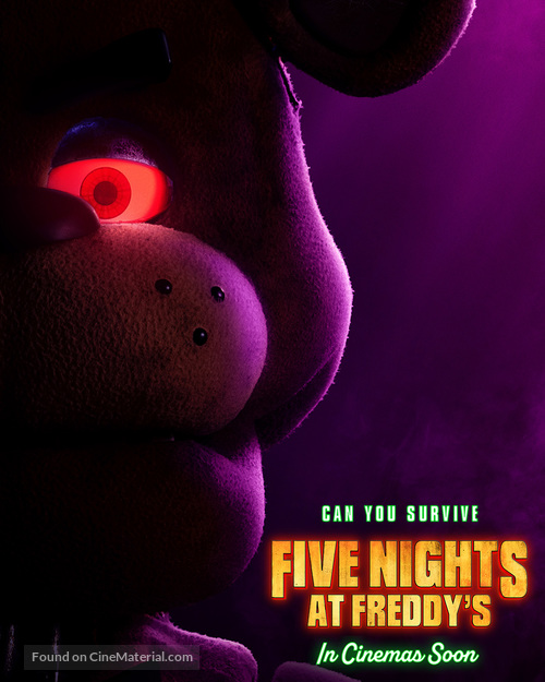 Five Nights at Freddy&#039;s - British Movie Poster