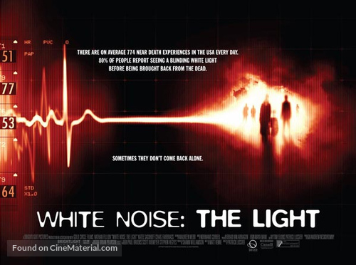 White Noise 2: The Light - British Movie Poster